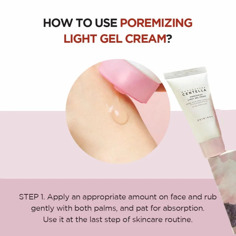 Transform Your Skincare Routine with the Korean Centella Pink Salt Travel Kit: Pore Minimizing Toner, Foam, Pore Care Fresh Ampoule, and Light Gel Cream for Radiant Skin Anywhere!
