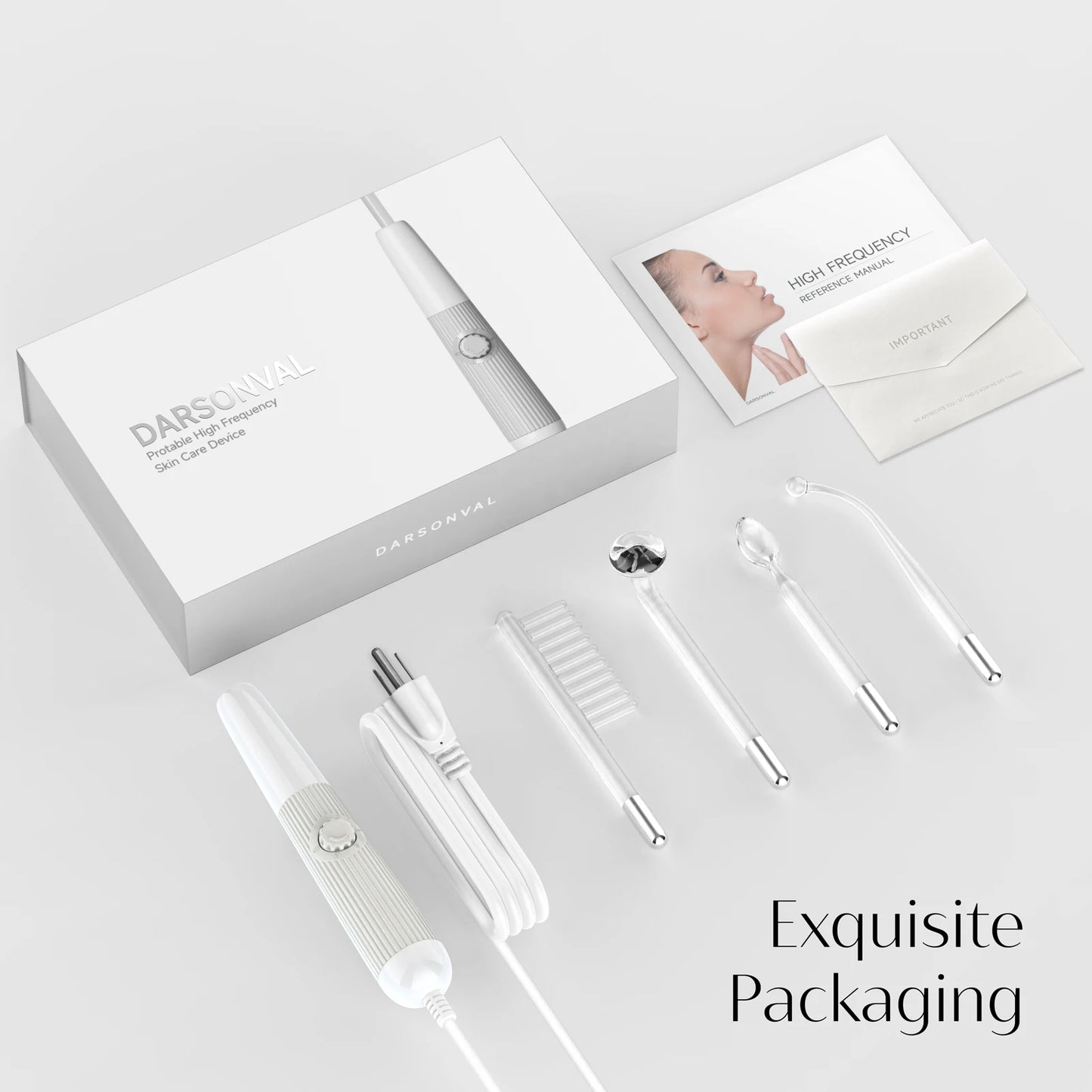 Revitalize Your Skin with the High Frequency Electrode Wand Machine - Neon Electrotherapy for Acne Spot and Wrinkle Removal!