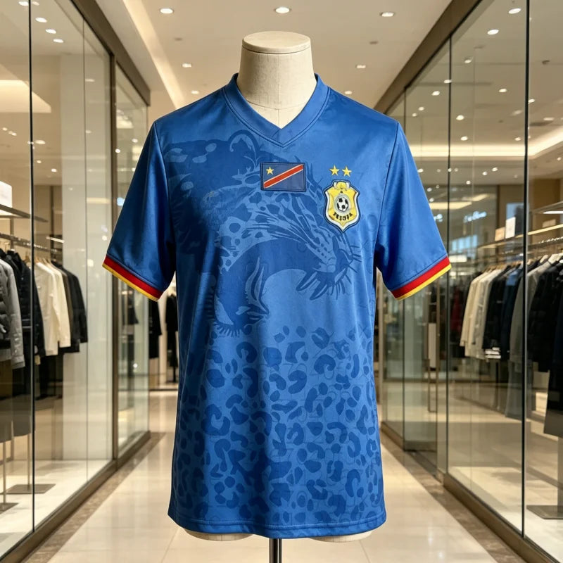 Congo Style Team Jersey - Breathable Quick-Dry Sports Football Jersey for Family Matching Outfits