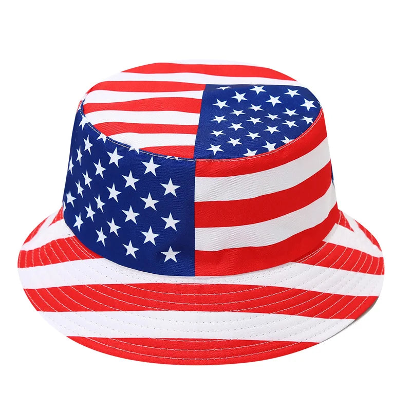 2026 Reversible National Flag Bucket Hat for Football Fans - Perfect for Parties and Sun Protection!