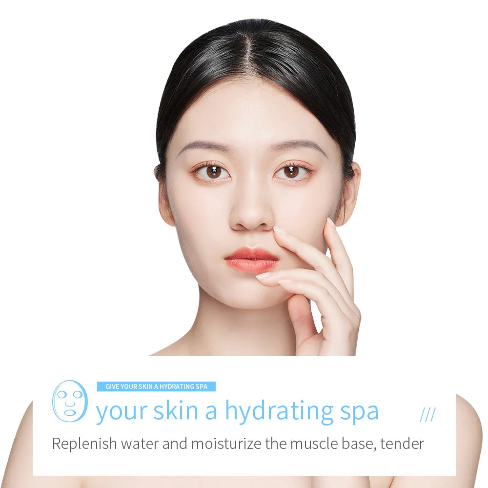 Revitalize Your Skin with 20Pcs Centella Collagen Face Masks - Hydrating & Refreshing Sheet Masks Infused with Hyaluronic Acid and Vitamin C