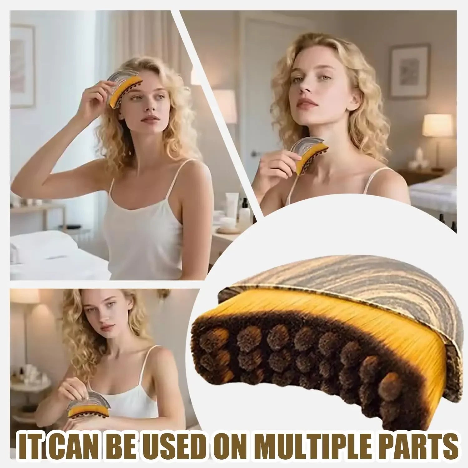 Revitalize Your Skin with the Lymphatic Contour Face Brush - Sculpt, Drain, and Refresh Your Facial Features!