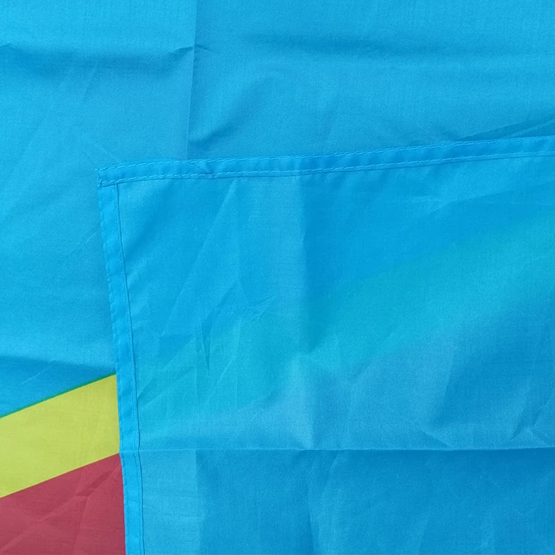 Vibrant 90 x 150 cm Congo Flag - Perfect for Home Decoration and Celebrations